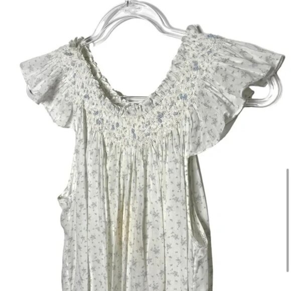 Doen | Lovisa Nightgown in Azure Windswept Floral Medium - Picture 7 of 8